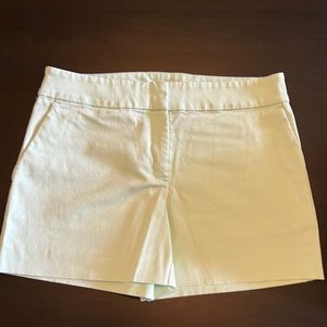 Loft mint green shorts size 2